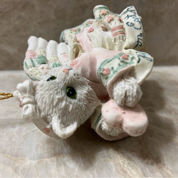 Peace On Earth Enesco Cat Ornament Figurine - Picture 6 of 7